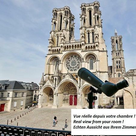 Logis du Parvis ***Face Cathédrale/in front of the Cathedral*** Bed and Breakfast Laon Exterior foto